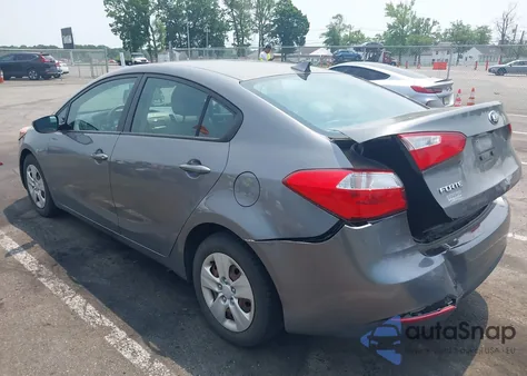 2016 Kia Forte Lx from USA, damaged, VIN KNAFX4A63G5497958